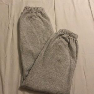 Brandy Melville light grey sweatpants